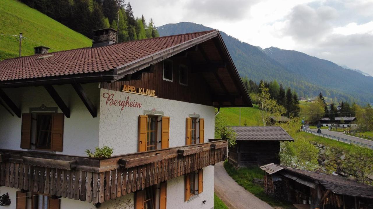 Appartements Klaus Bergheim Predoi Ngoại thất bức ảnh